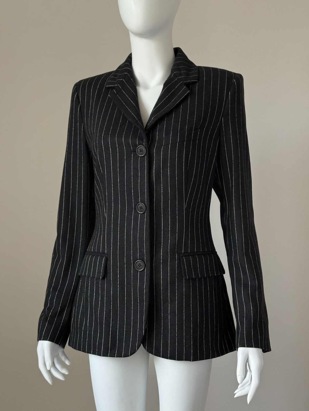 Jean Paul Gaultier Jean Paul Gaultier Jeans Striped Denim Fitted Blazer IT 42 M Size M / US 6-8 / IT 42-44 - 1 Thumbnail