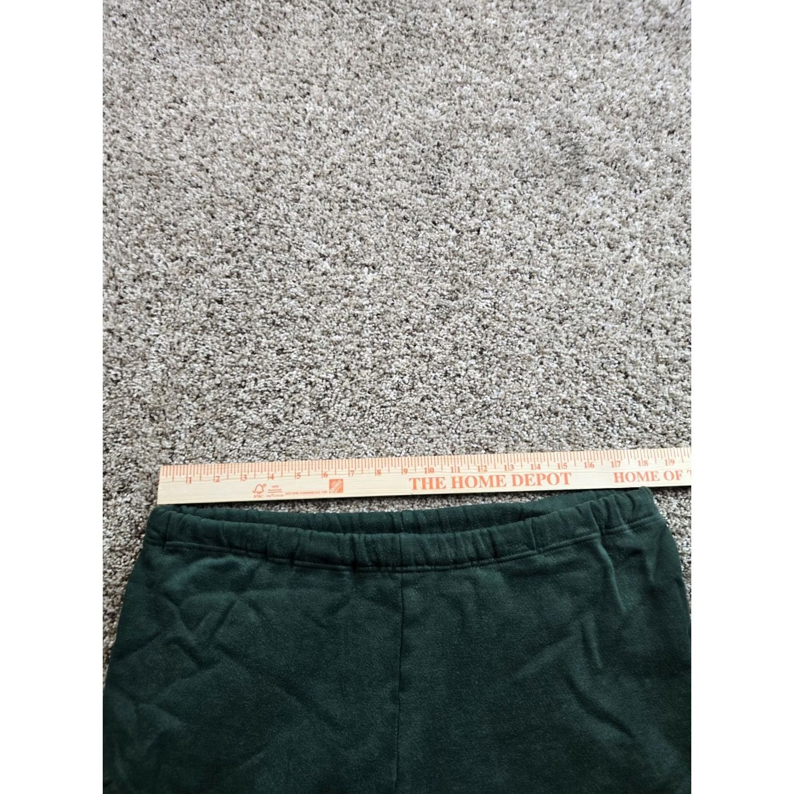 Russell Athletic VINTAGE Russell Athletic Sweatpants Pants Regular Mens Green 70s USA Made 25in Inseam Elastic Waist Pockets Cotton Blend Fleece Size US 33 - 7 Thumbnail