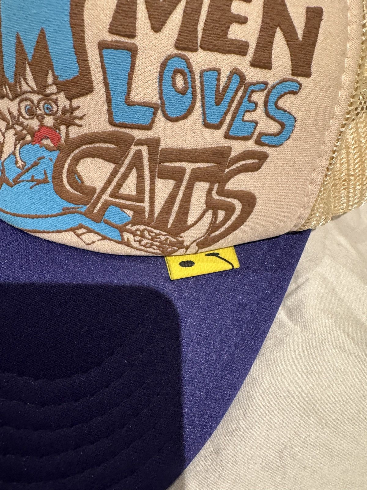 Kapital Kapital Denim Men Loves Cats Cap Size ONE SIZE - 2 Thumbnail