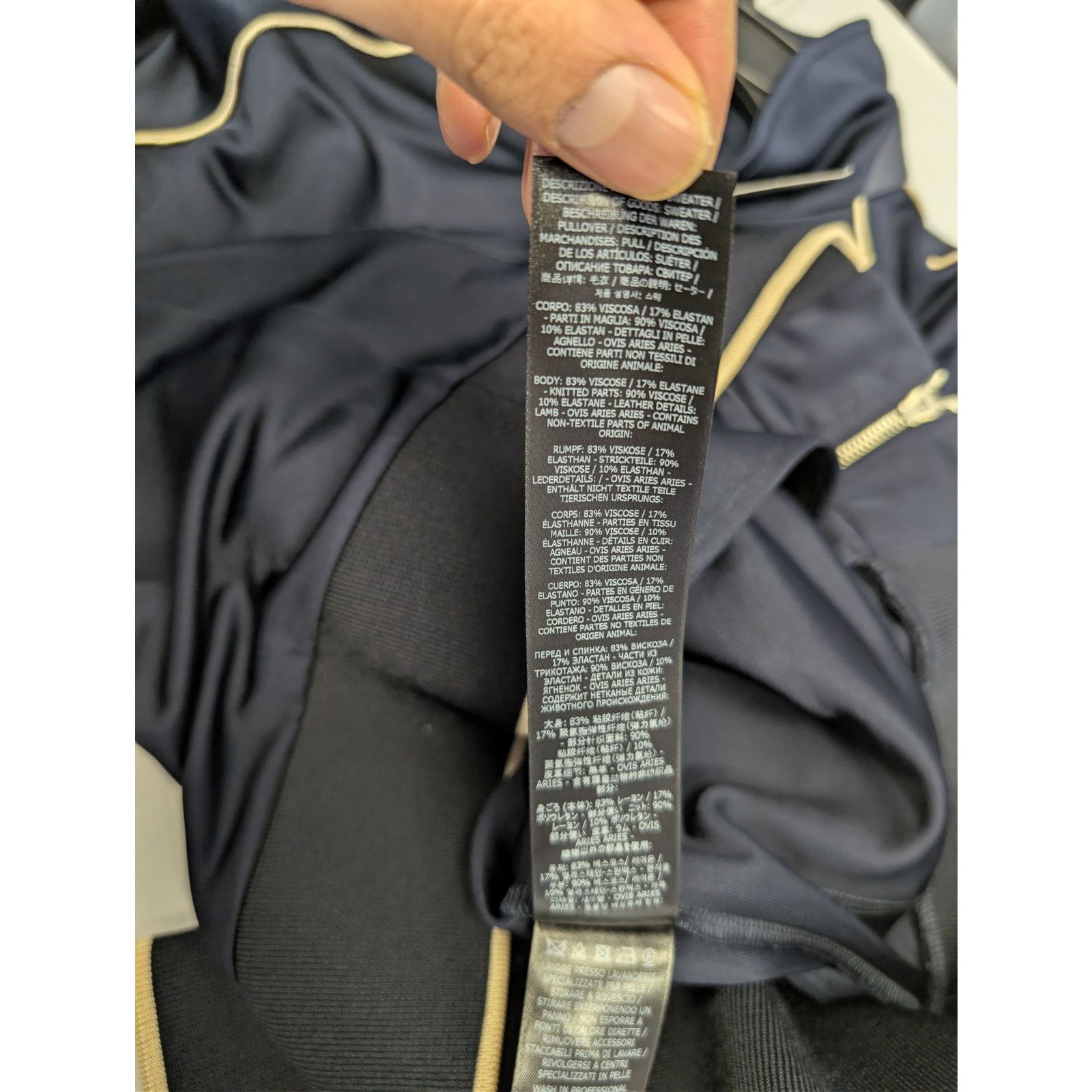 Tom Ford o1rshd1 Sports jacket with piping in navy blue Size US M / EU 48-50 / 2 - 18 Thumbnail