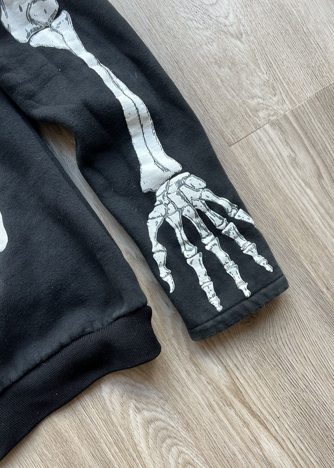 Vintage Skeleton Full Print Avant Garde Zip Up Hoodie Size US S / EU 44-46 / 1 - 4 Thumbnail