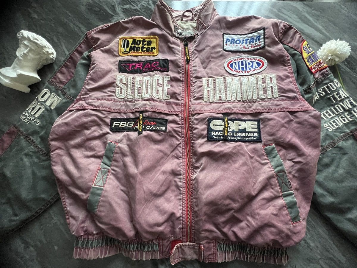 YELLOW CORN Yellow Corn : Hammer Prostar Pink Gray Bike Jacket Size US XL / EU 56 / 4 - 5 Thumbnail
