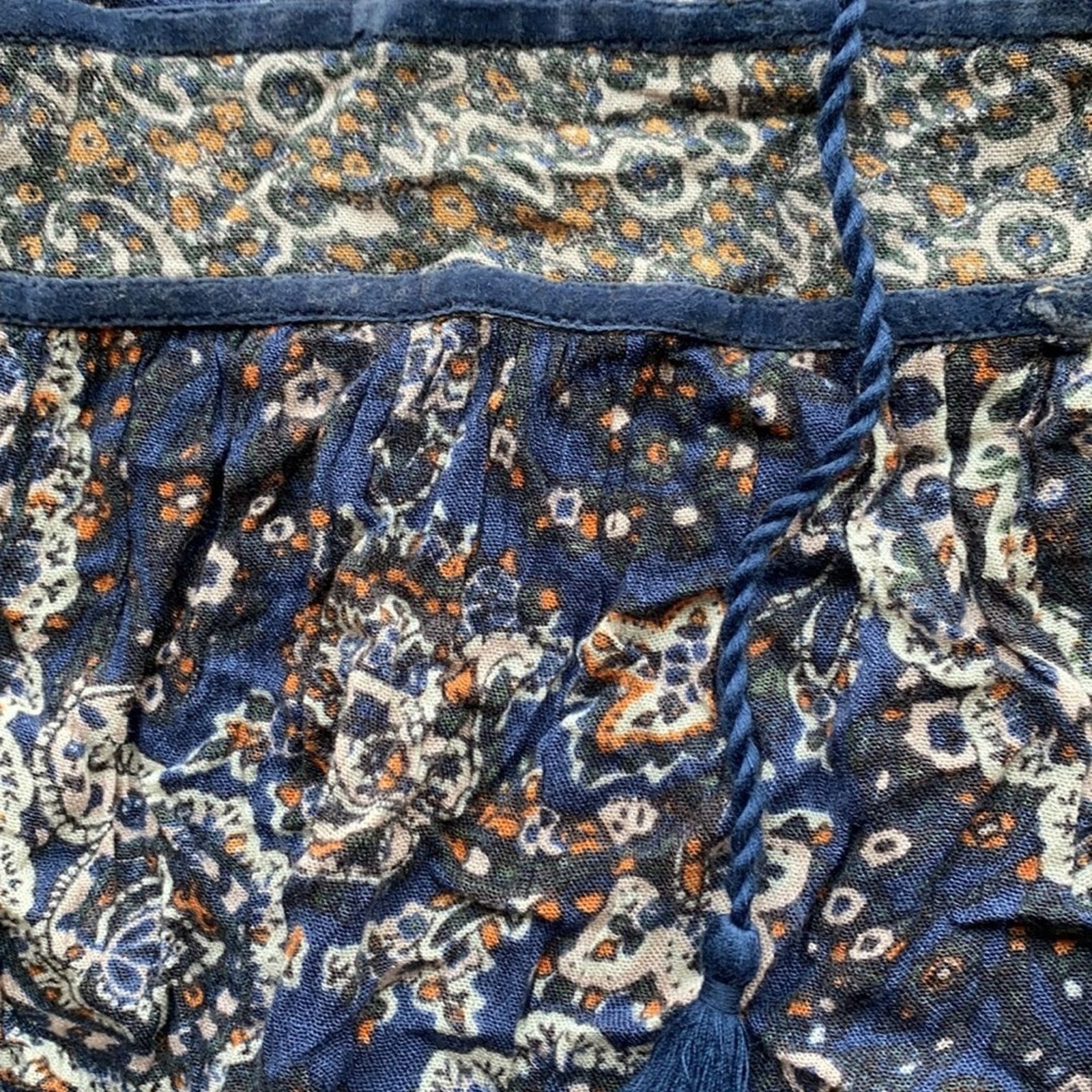 American Eagle Outfitters American Eagle boho bell sleeve western gypsy festival sz S Size S / US 4 / IT 40 - 5 Thumbnail