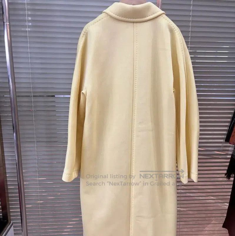 Max Mara MaxMara Spring Autumn Yellow Cotton Long Coat . Size M / US 6-8 / IT 42-44 - 2 Thumbnail