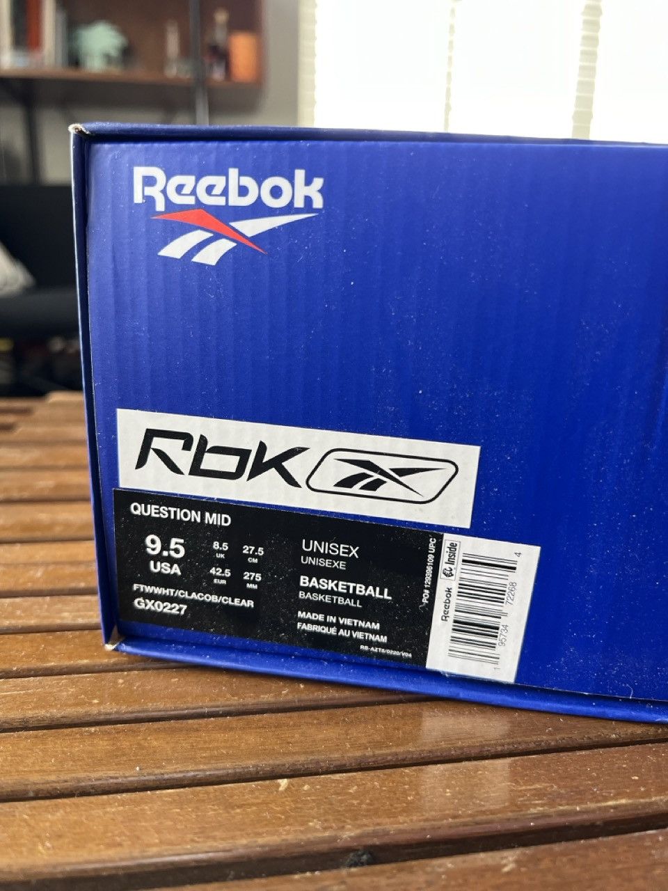 Reebok Reebok Iverson Question Mid Blue Toe Size US 9.5 / EU 42-43 - 8 Thumbnail