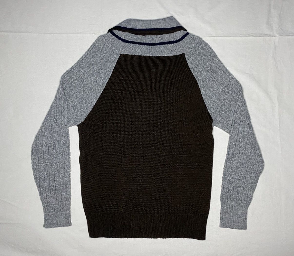Costume National Costume National Women’s Collared Grey Wool Blend Sweater XL Size XL / US 12-14 / IT 48-50 - 2 Thumbnail