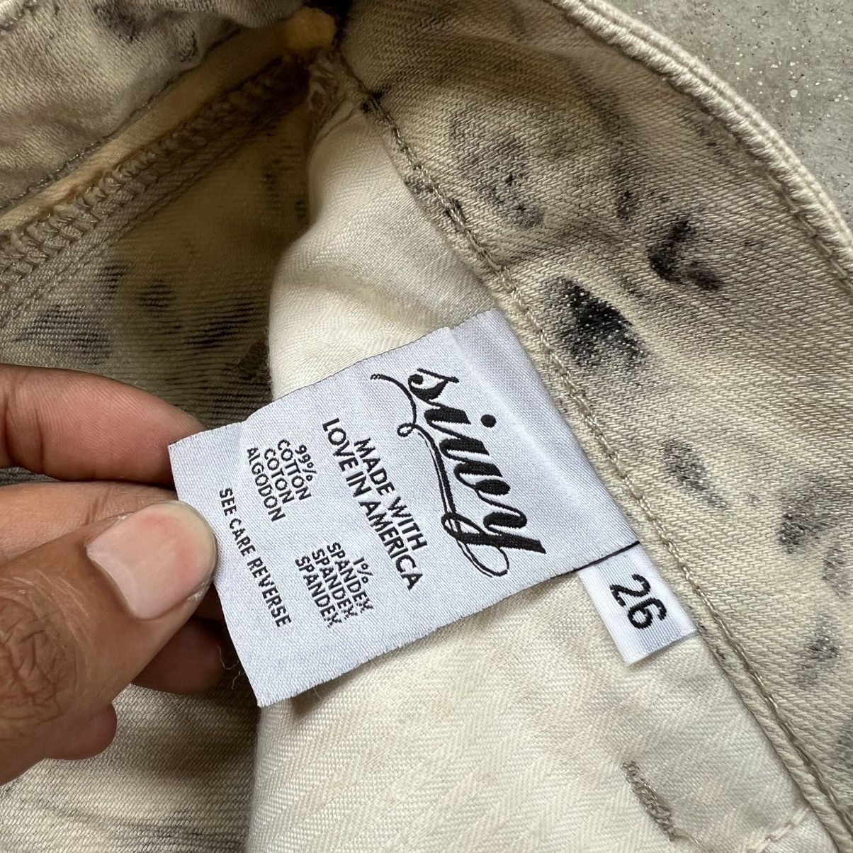 If Six Was Nine 2000s Siwy If six was nine style Distressed Skinny Jeans Size US 26 / EU 42 - 10 Thumbnail