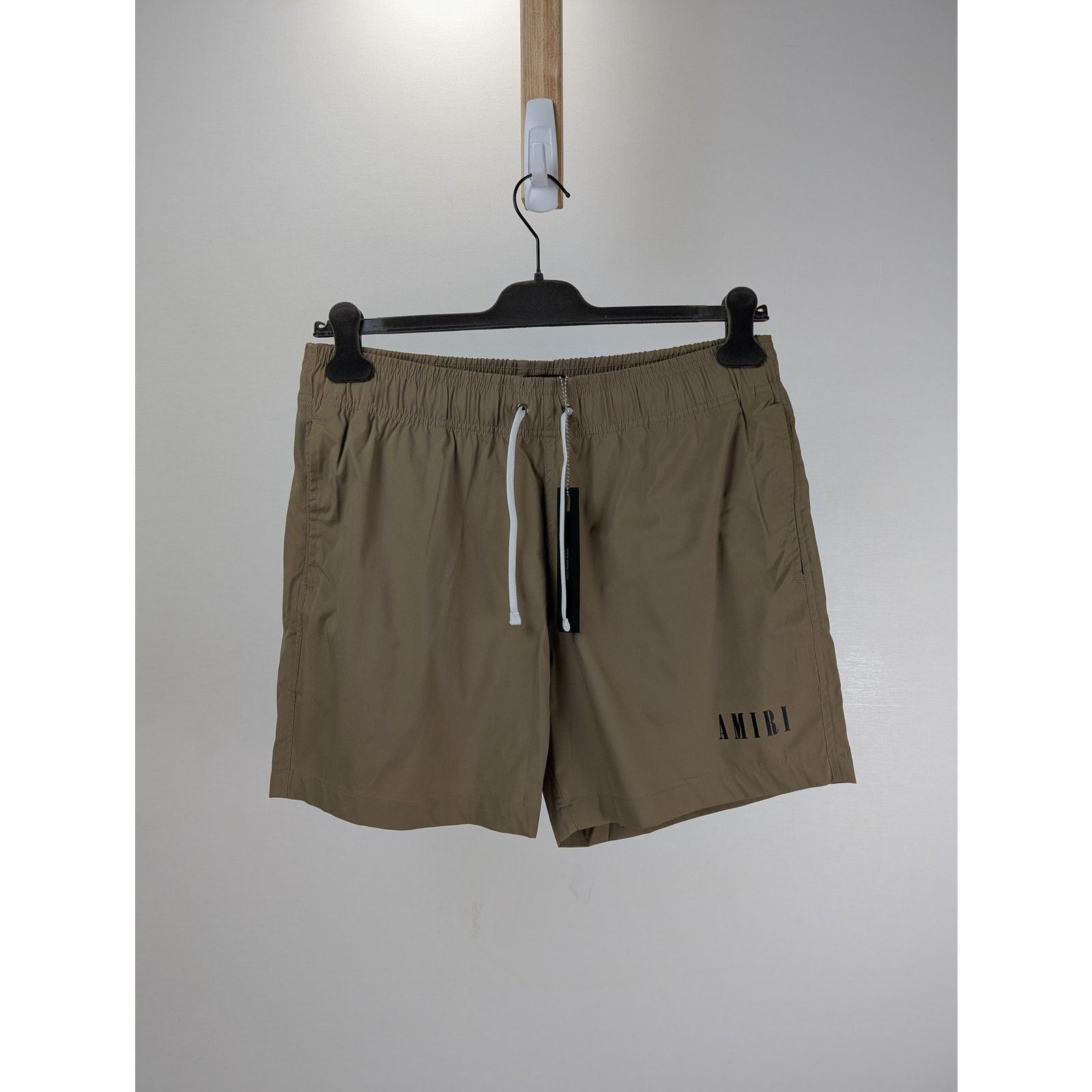 Amiri o1rshd1 Core Logo Swim Trunks Shorts in Tan Size US 32 / EU 48 - 6 Thumbnail