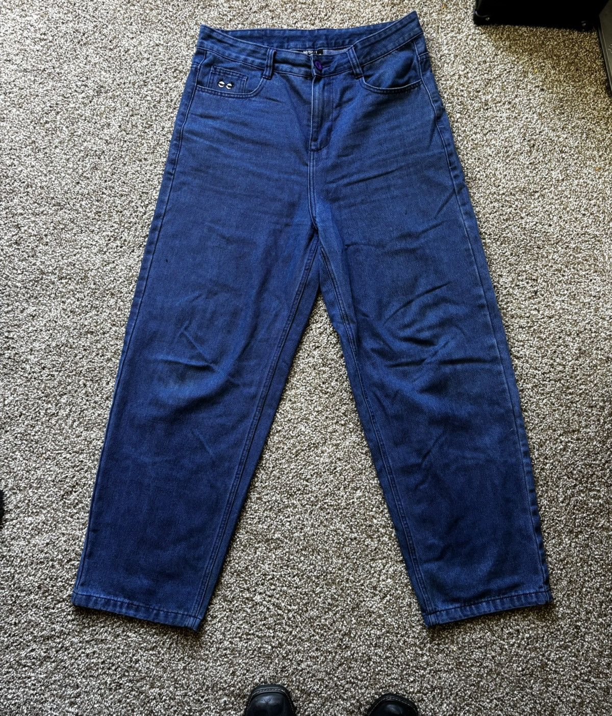 Vintage M/SF/T Blue Baggy Jeans Size US 32 / EU 48 - 3 Thumbnail