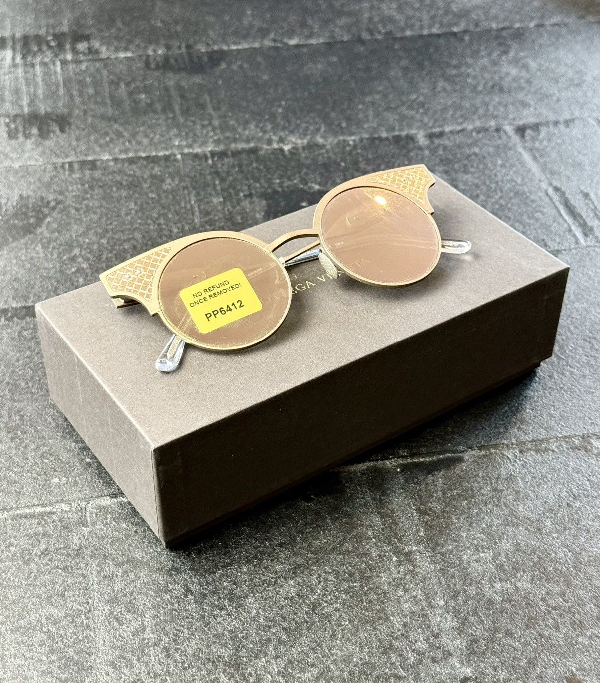 Bottega Veneta 25 / 30 LIMITED EDITION BV15 18K ROSE GOLD FILLED SUNGLASSES Size ONE SIZE - 3 Thumbnail