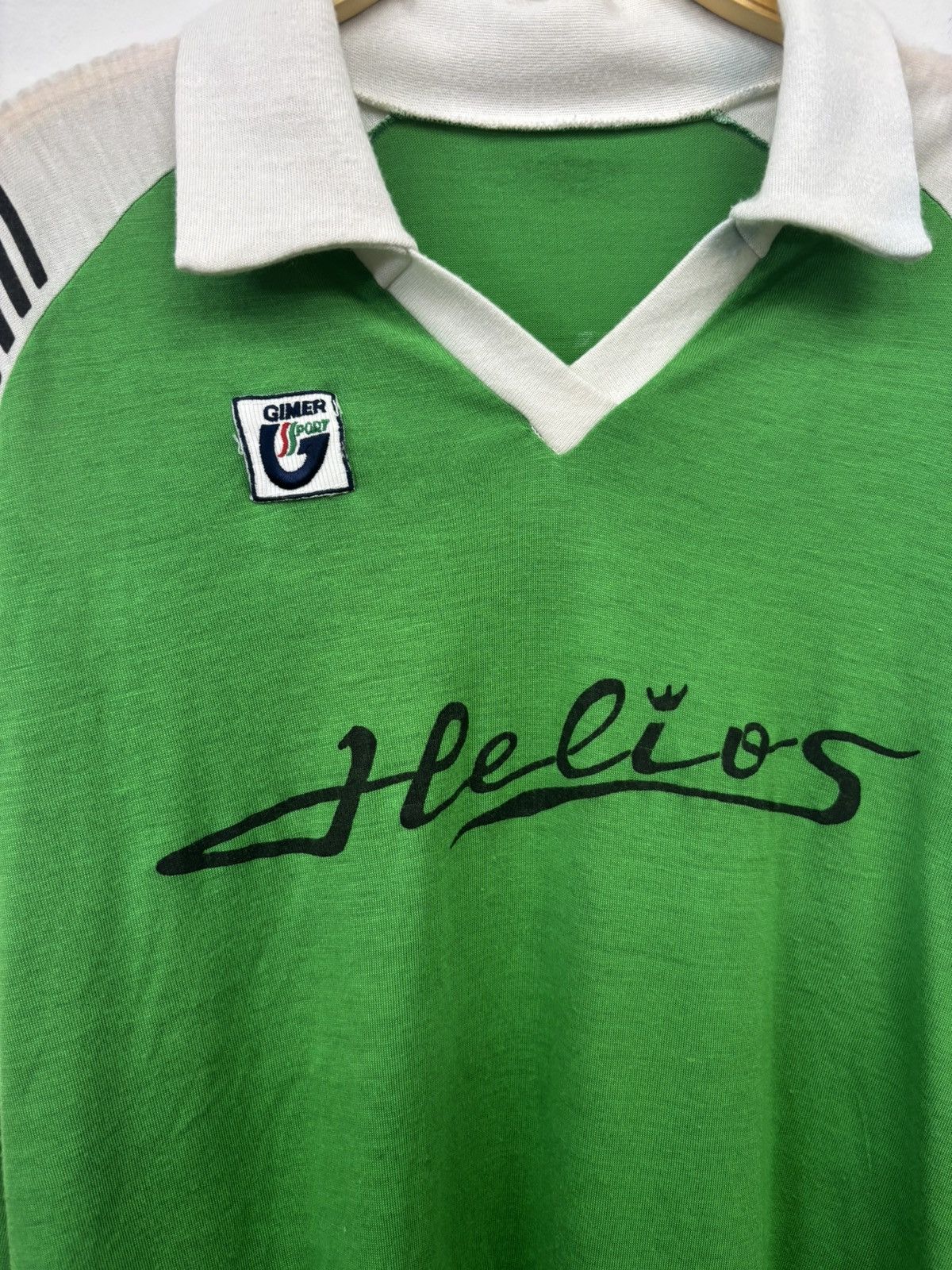 Vintage 1980s/1990s Gimer Sport "Helios" long-sleeve football jersey Size US XL / EU 56 / 4 - 5 Thumbnail