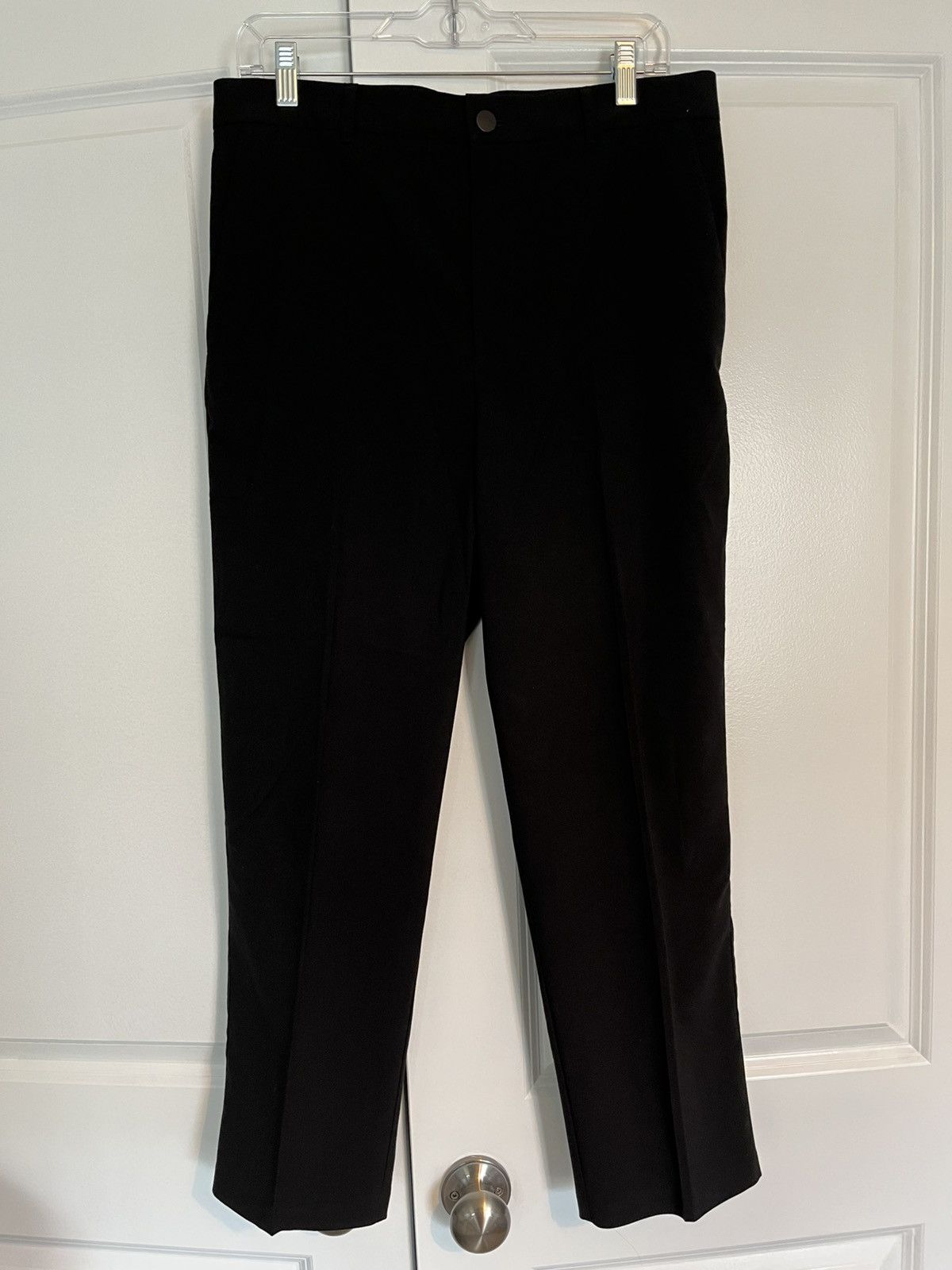 Need Supply Black cropped rayon blend trousers Size US 31 - 1 Thumbnail
