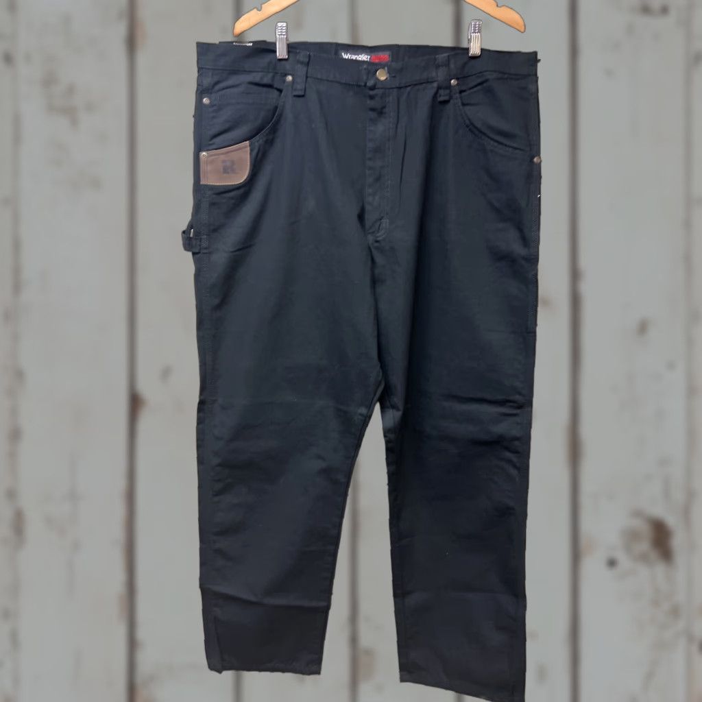 Wrangler New Wrangler Riggs Ranger Relaxed Fit Carpenter Cargo Pants 42x32 Black NWT Size US 42 / EU 58 - 1 Thumbnail