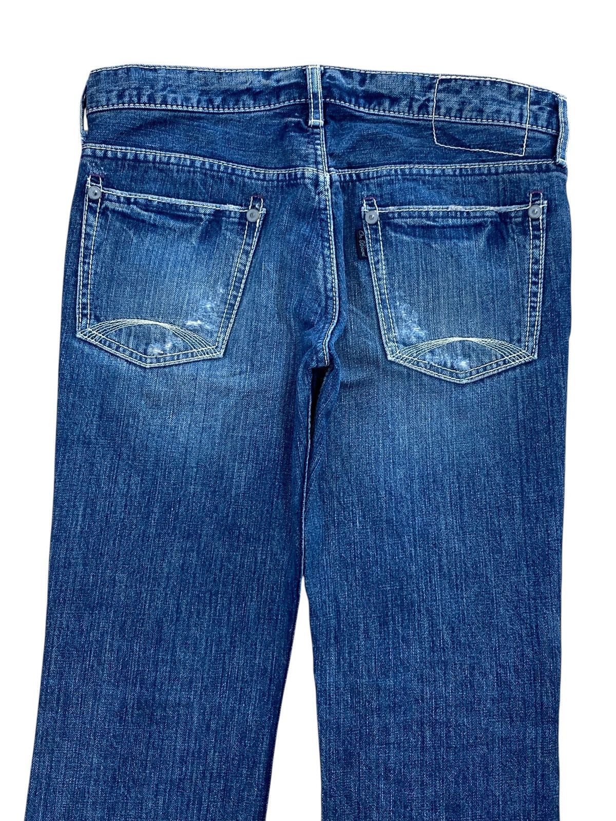 Japanese Brand Onboard Brand Distressed Style Bootcut Jeans Size US 32 / EU 48 - 4 Thumbnail