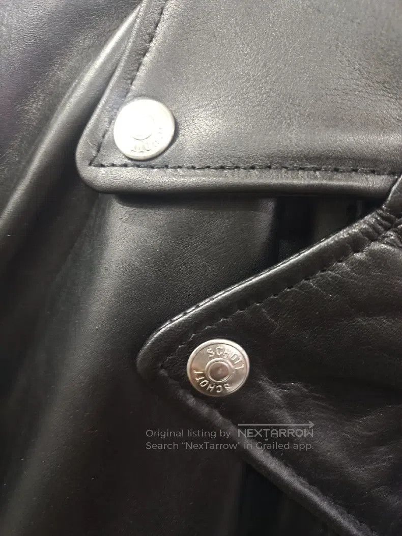 Schott Schott Leather jacket 118 nude cowhide jacket classic Size US S / EU 44-46 / 1 - 4 Thumbnail