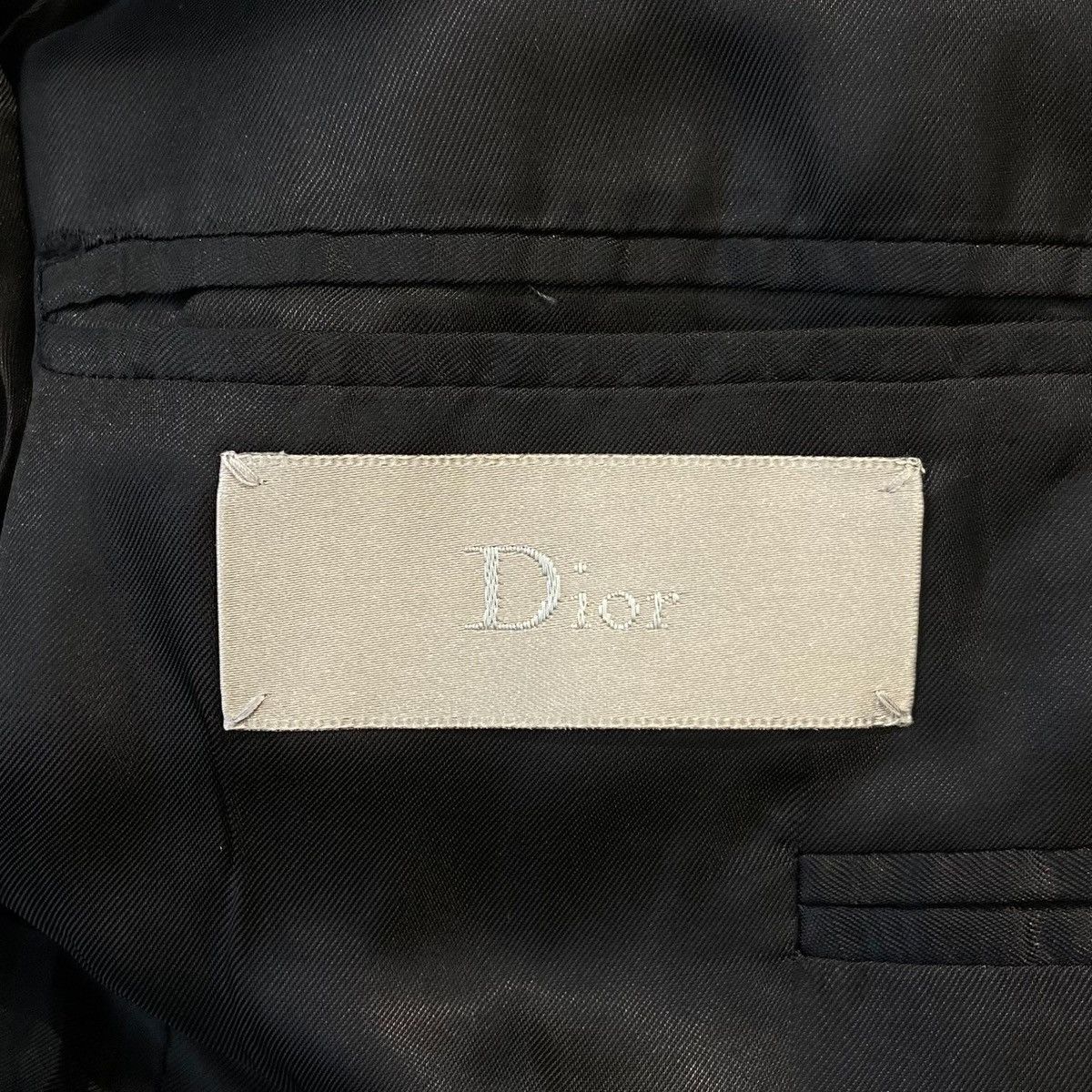 Dior Dior Wool Blend Black Blazer Size 44S - 3 Thumbnail