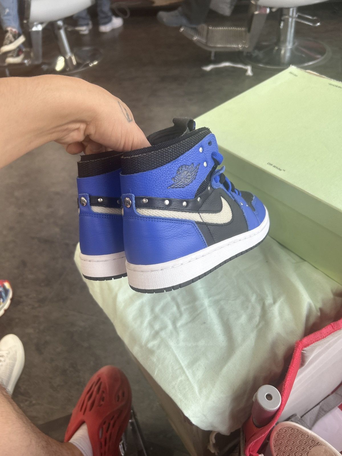 Nike Jordan 1 zoom blue Size US 6.5 / IT 36.5 - 4 Thumbnail