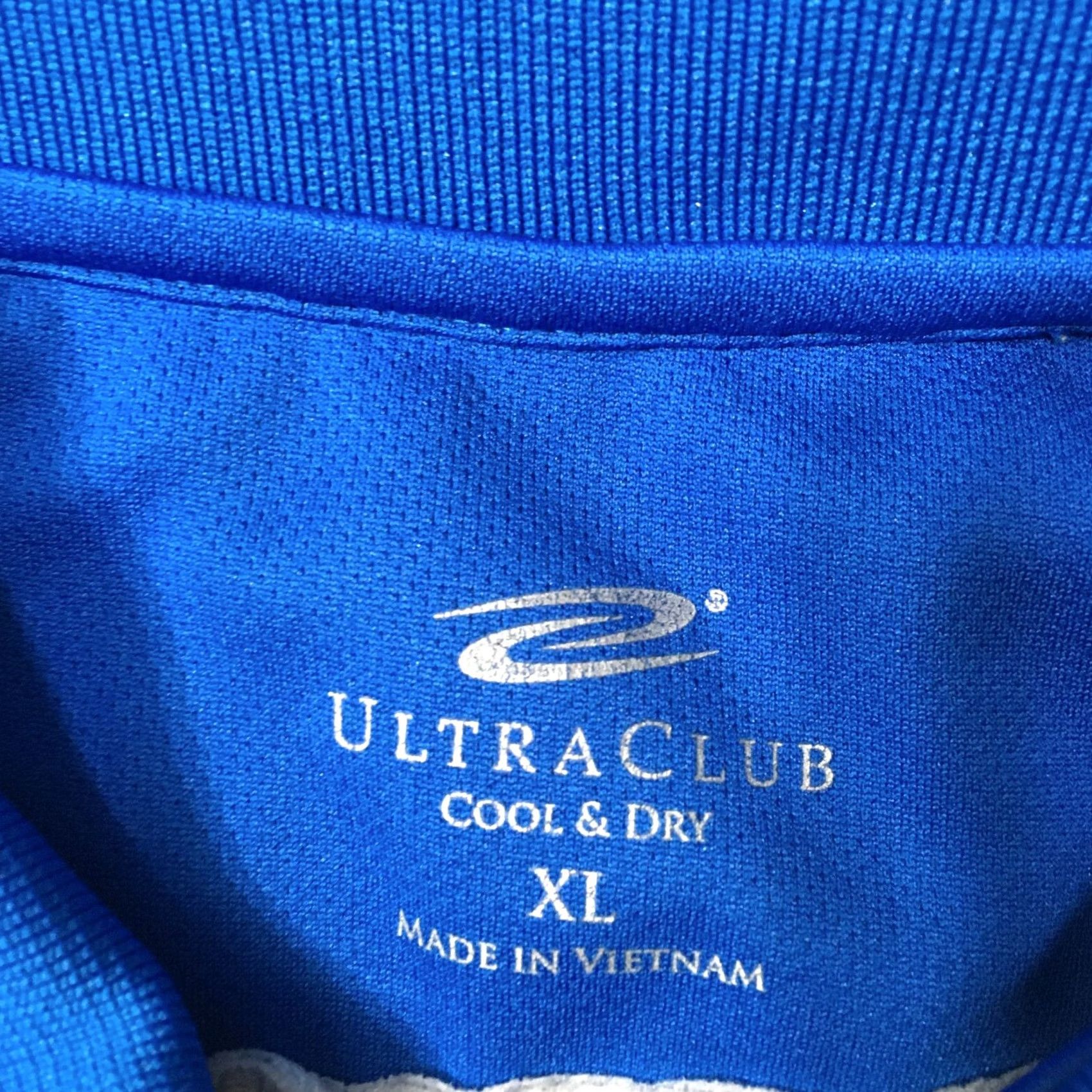 Vintage VINTAGE ultra club Polo Shirt Mens XL Royal Blue Golf Pullover Short Sleeve Logo Big & Tall Size US XL / EU 56 / 4 - 3 Thumbnail