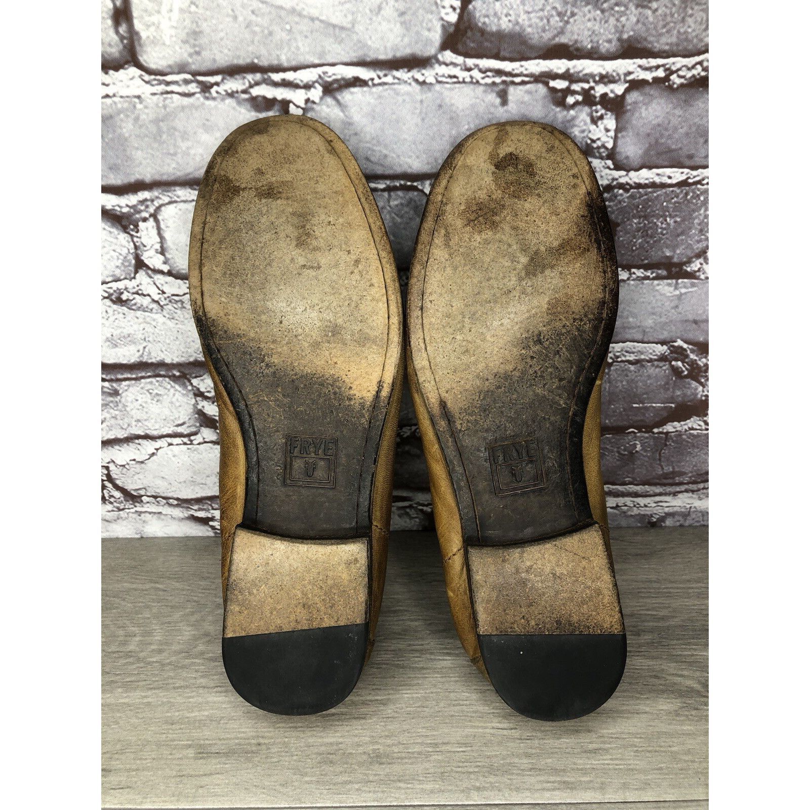 Frye FRYE Loafer Brown Leather Slip On Comfort Moccasin Driver Me Size US 11 / EU 44 - 23 Thumbnail