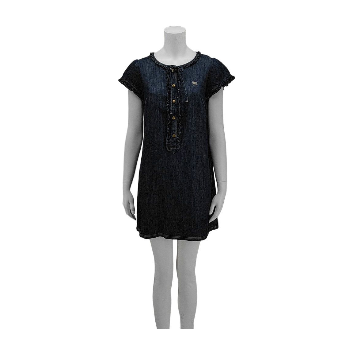 Burberry Burberry Blue Label Denim Mini Dress Size 38 Size XS / US 0-2 / IT 36-38 - 1 Thumbnail