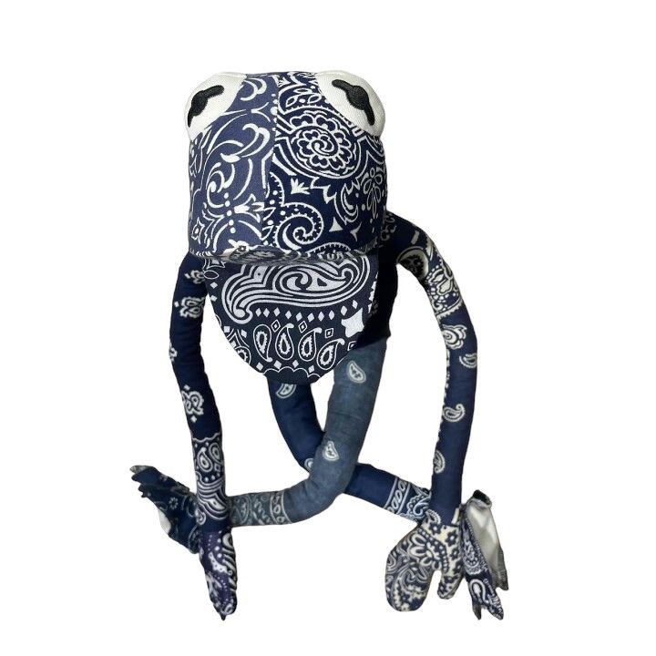 READYMADE READYMADE BANDANA FROG MAN (navy) Size ONE SIZE - 15 Thumbnail