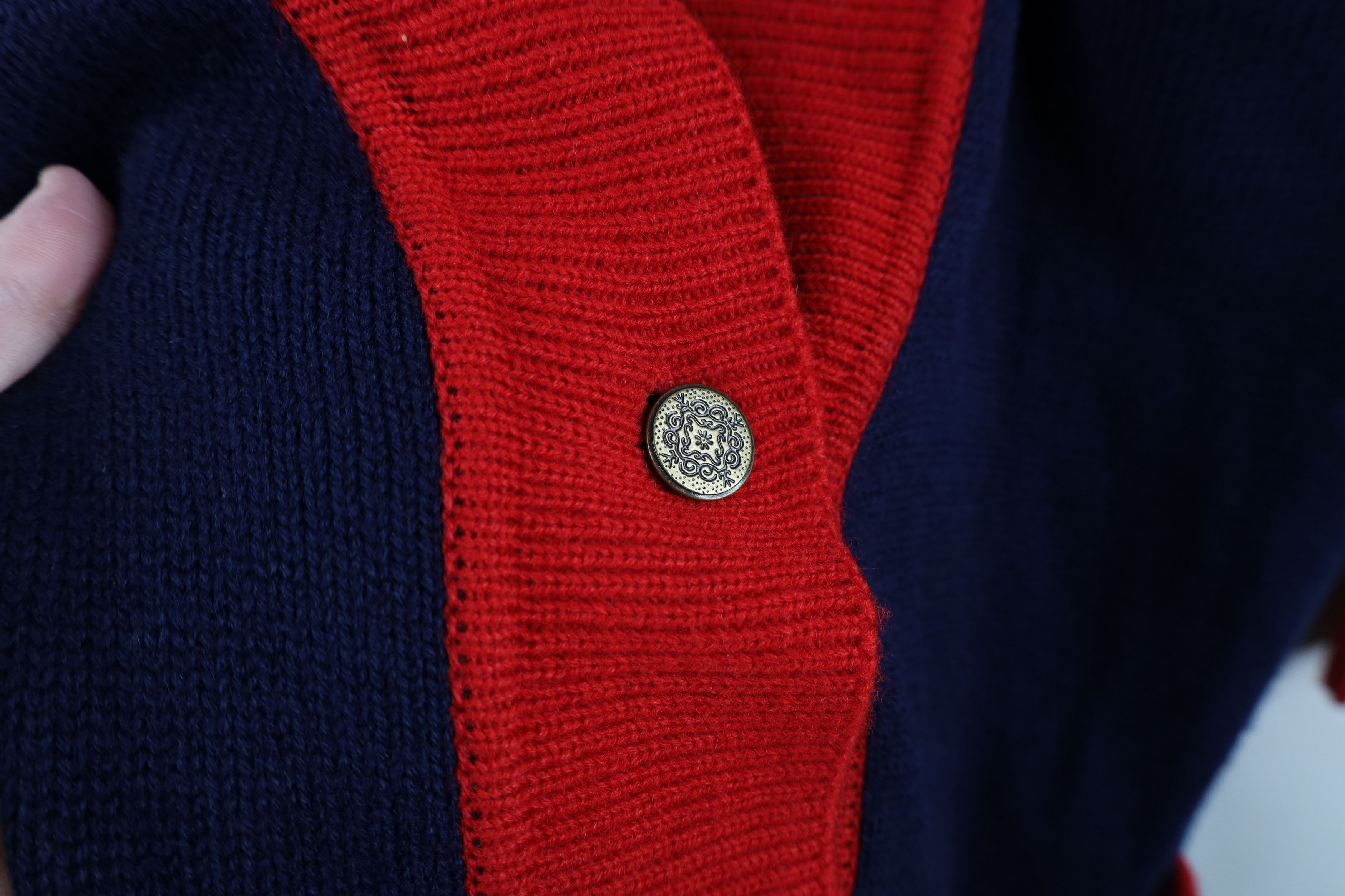 Vintage Deasdstock Vintage 90s Streetwear Knit Cardigan Sweater Size S / US 4 / IT 40 - 6 Thumbnail