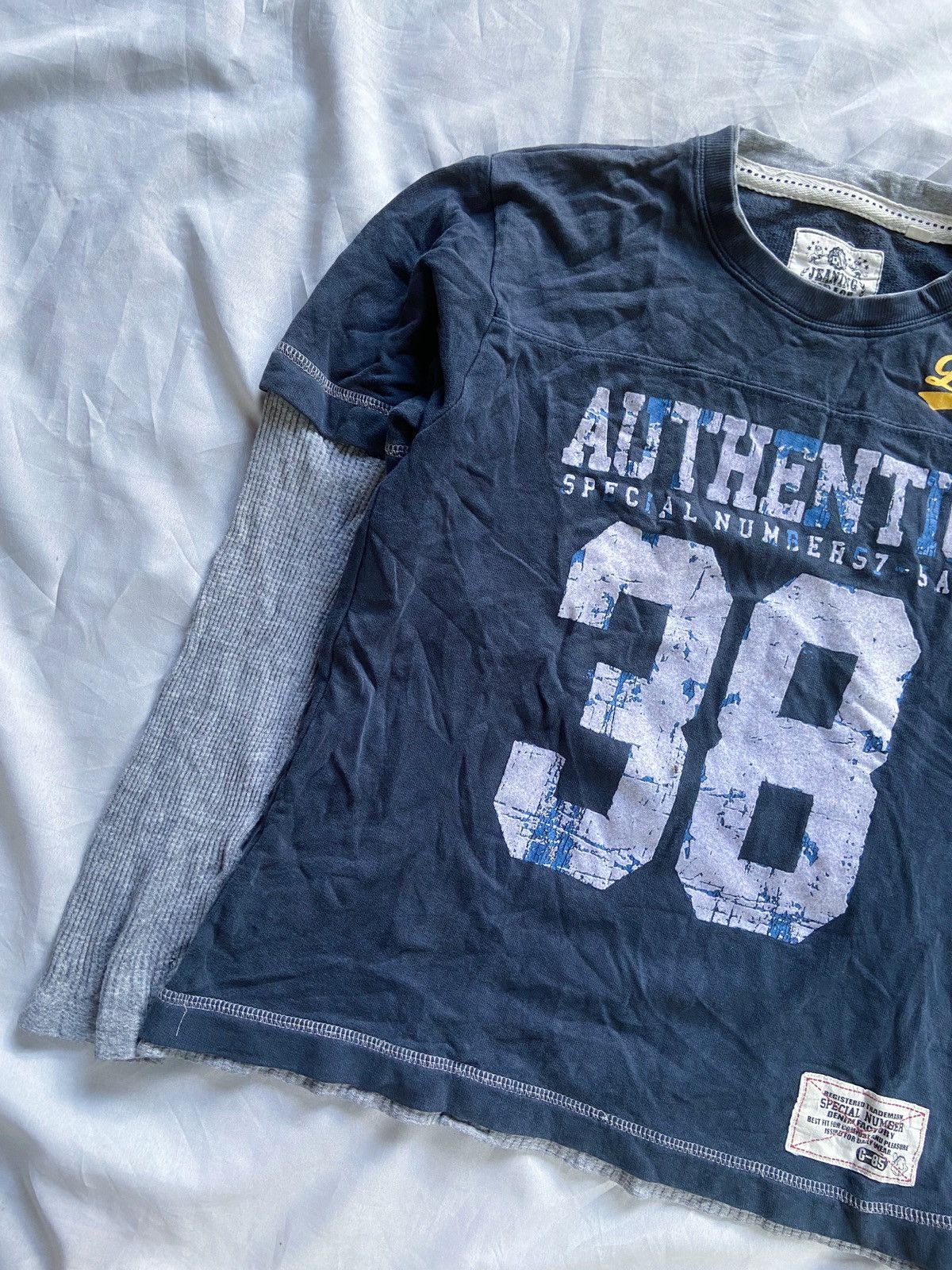 Beauty Beast × Hysteric Glamour × Japanese Brand DOUBLE LAYER AUTHENTIC SPECIAL NUMBERS LONG SLEEVE Size US S / EU 44-46 / 1 - 2 Thumbnail