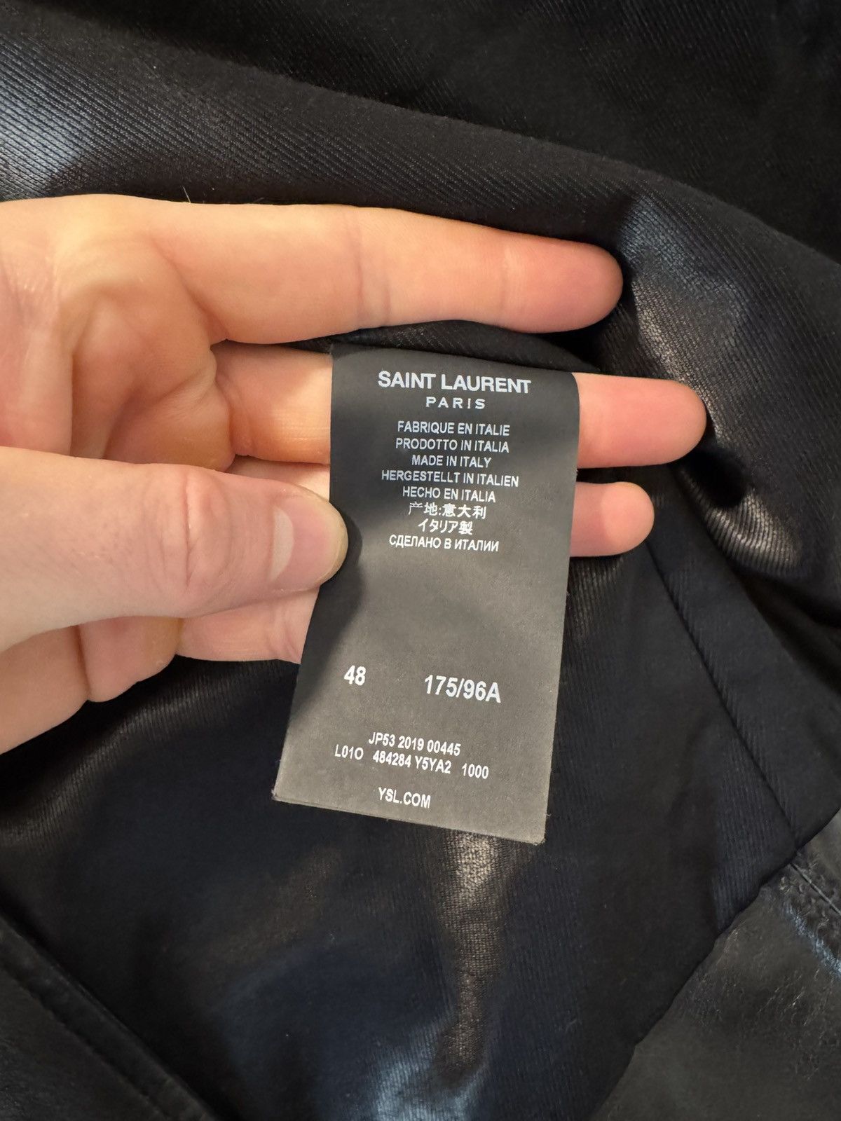 Saint Laurent Paris Saint Laurent L01 Leather Moto Jacket Size US M / EU 48-50 / 2 - 4 Thumbnail