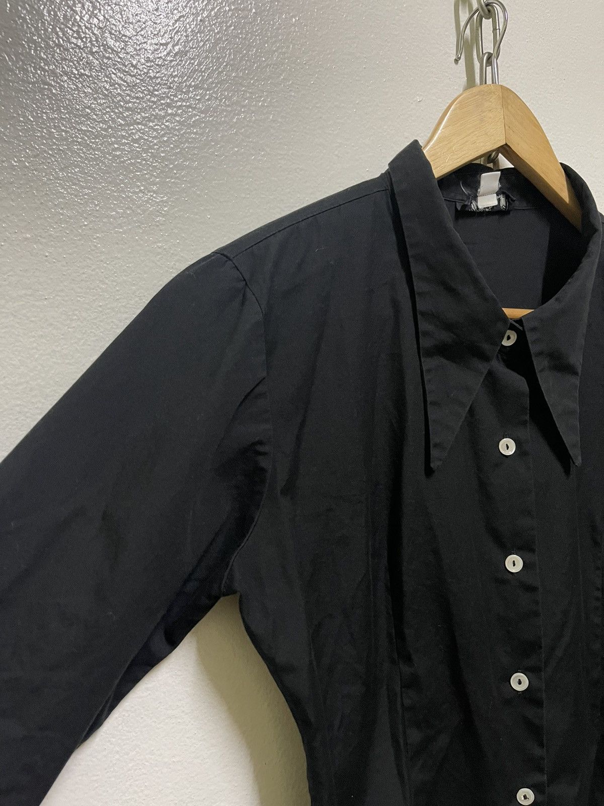 agnes b. Agnes b. Shirt Long Sleeve Black Size S / US 4 / IT 40 - 2 Thumbnail