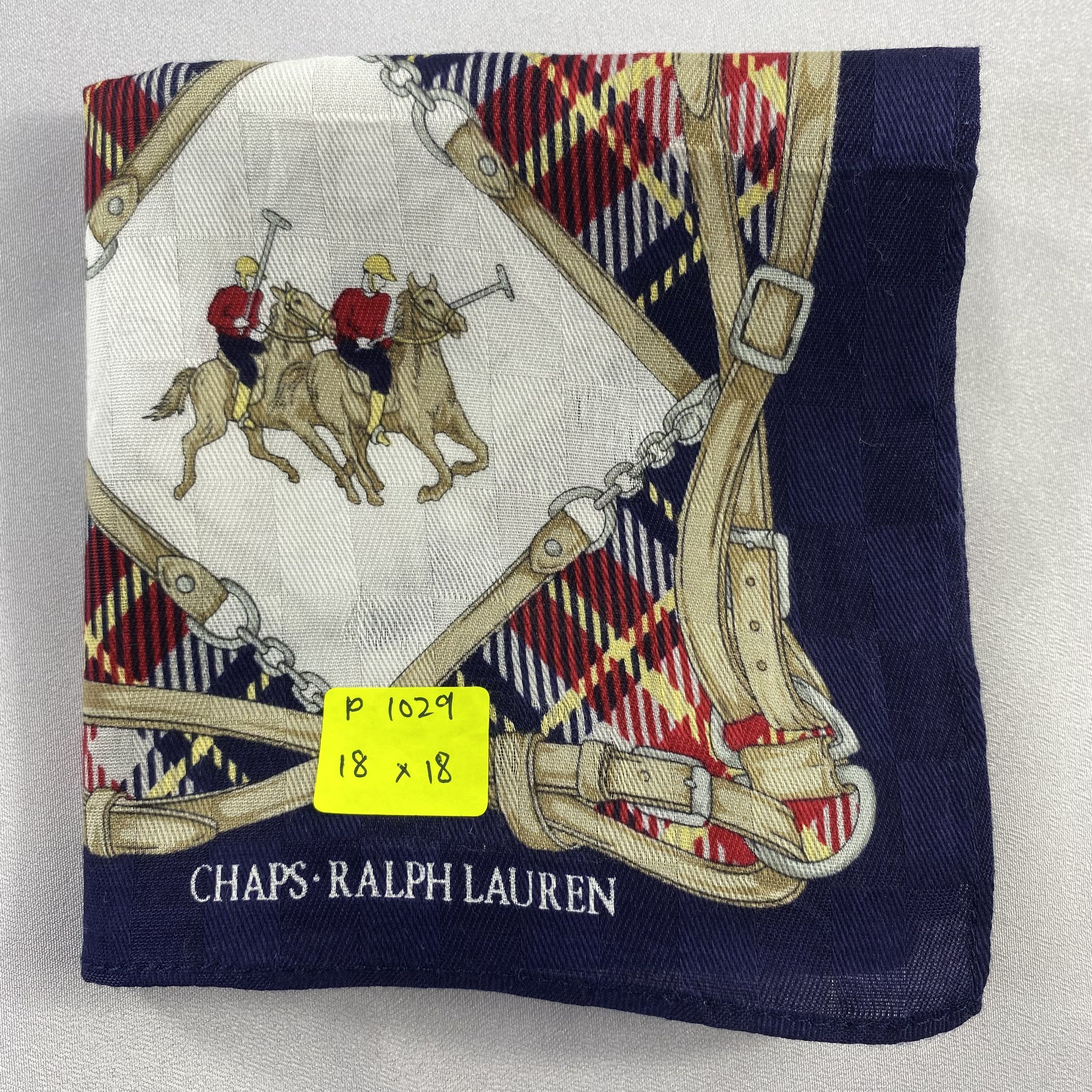 Chaps Ralph Lauren × Vintage Chaps Ralph Lauren Bandana/ Handkerchief / Neckerchief-P1029 Size ONE SIZE - 5 Thumbnail