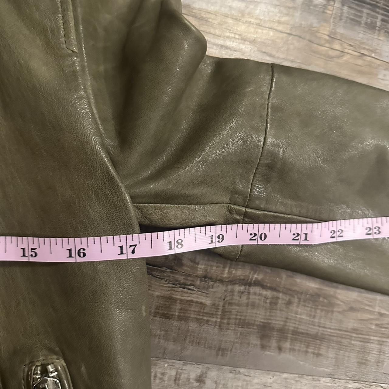 Other Walter Baker Olive Green 100% Leather Jacket MSRP $700 Size XS / US 0-2 / IT 36-38 - 5 Thumbnail