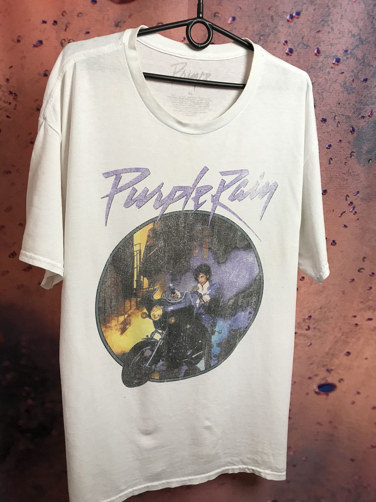 Band Tees × Vintage Vintage Prince Purple Rain band tour tee Size US XL / EU 56 / 4 - 2 Thumbnail