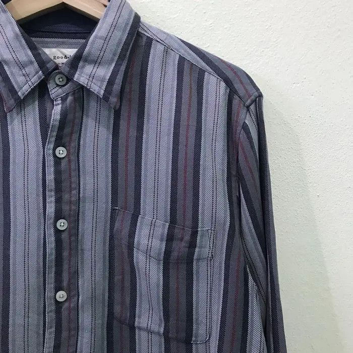 Flannel Vintage Good I stripe Design Flannel Shirt Size US M / EU 48-50 / 2 - 3 Thumbnail