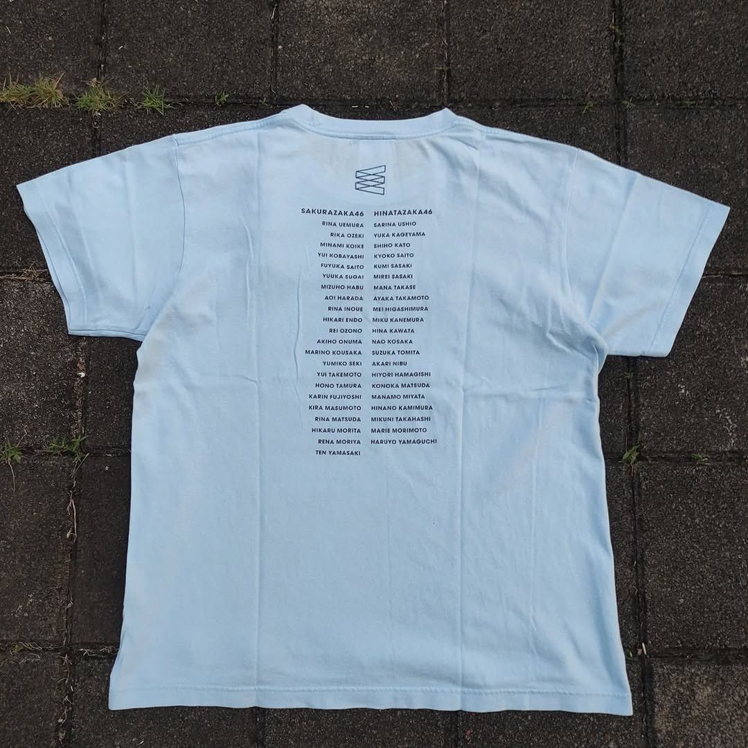 Band Tees W-Keyaki Fes 2022 Sakurazaka46 Hinatazaka46 Idol Tee Size US M / EU 48-50 / 2 - 4 Thumbnail
