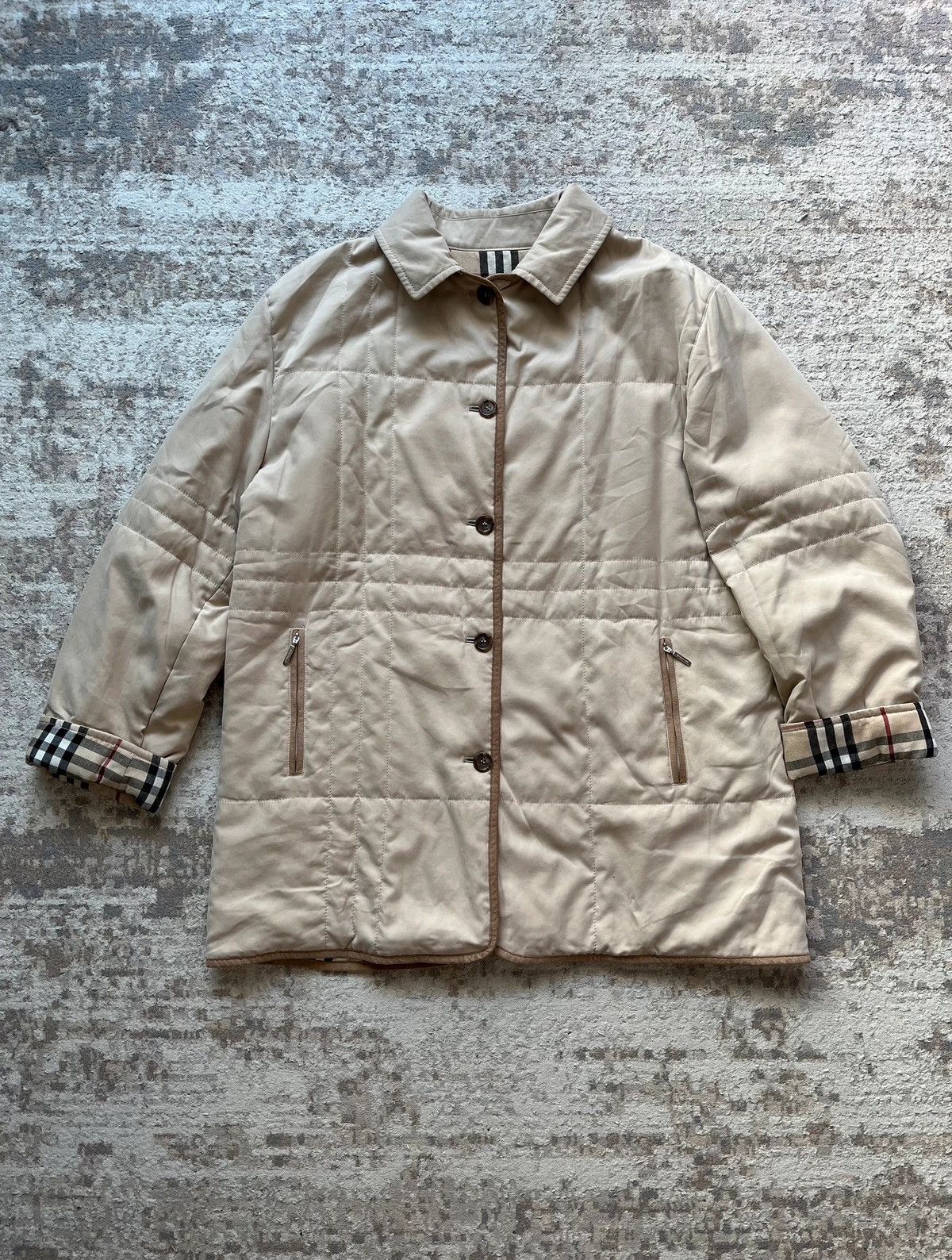 Burberry Burberry London Forynys Coat Plaid Lining Vintage 2000s Size 3XL / US 20-22 - 3 Thumbnail