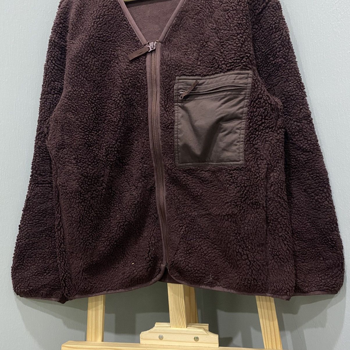 Christophe Lemaire Uniqlo U Christophe Lemaire Deep Pile Fleece Cardigan Jacket Size US L / EU 52-54 / 3 - 4 Thumbnail