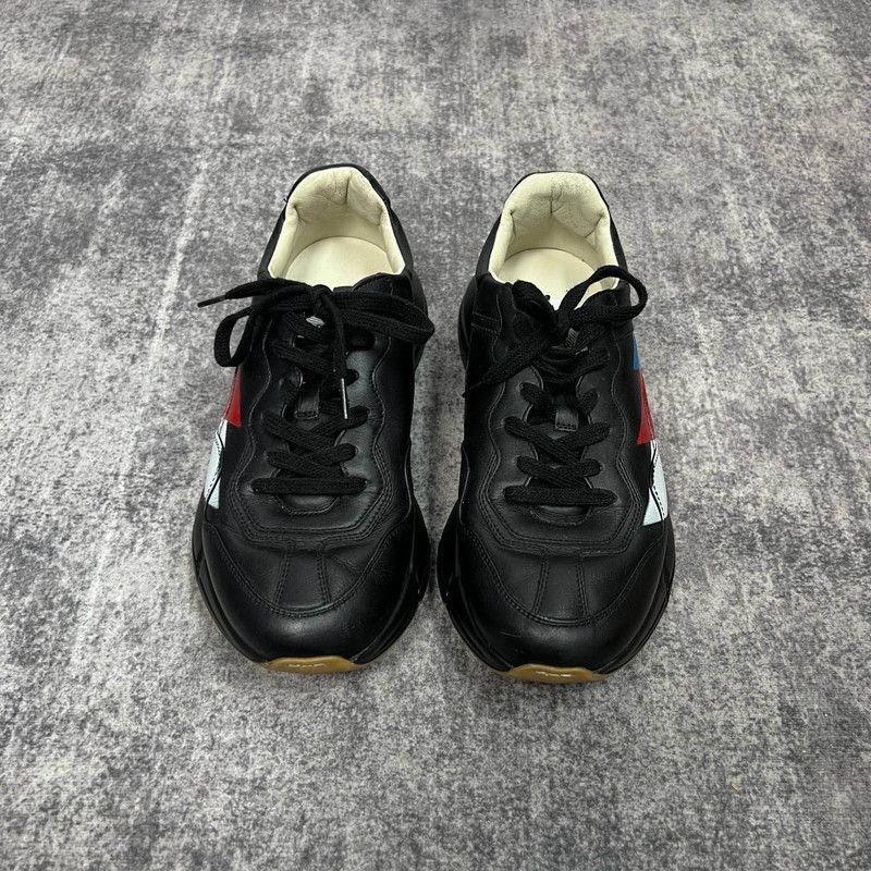 Gucci Rhyton Black Low-Top Dad Sneakers