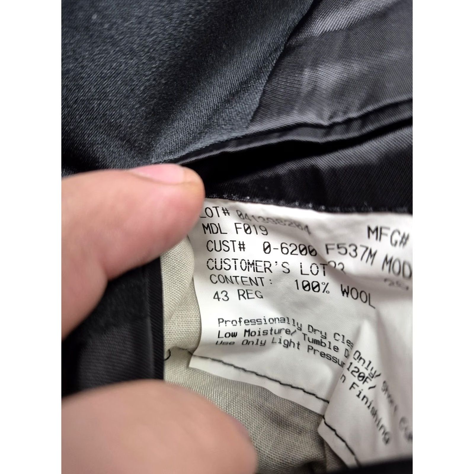 Loro Piana Hickey Freeman Suit Mens 44R Gray Wool Tuxedo 2 Piece Nordstrom 38x28 Luxury Formal Wedding Vintage No Size 44R - 7 Thumbnail