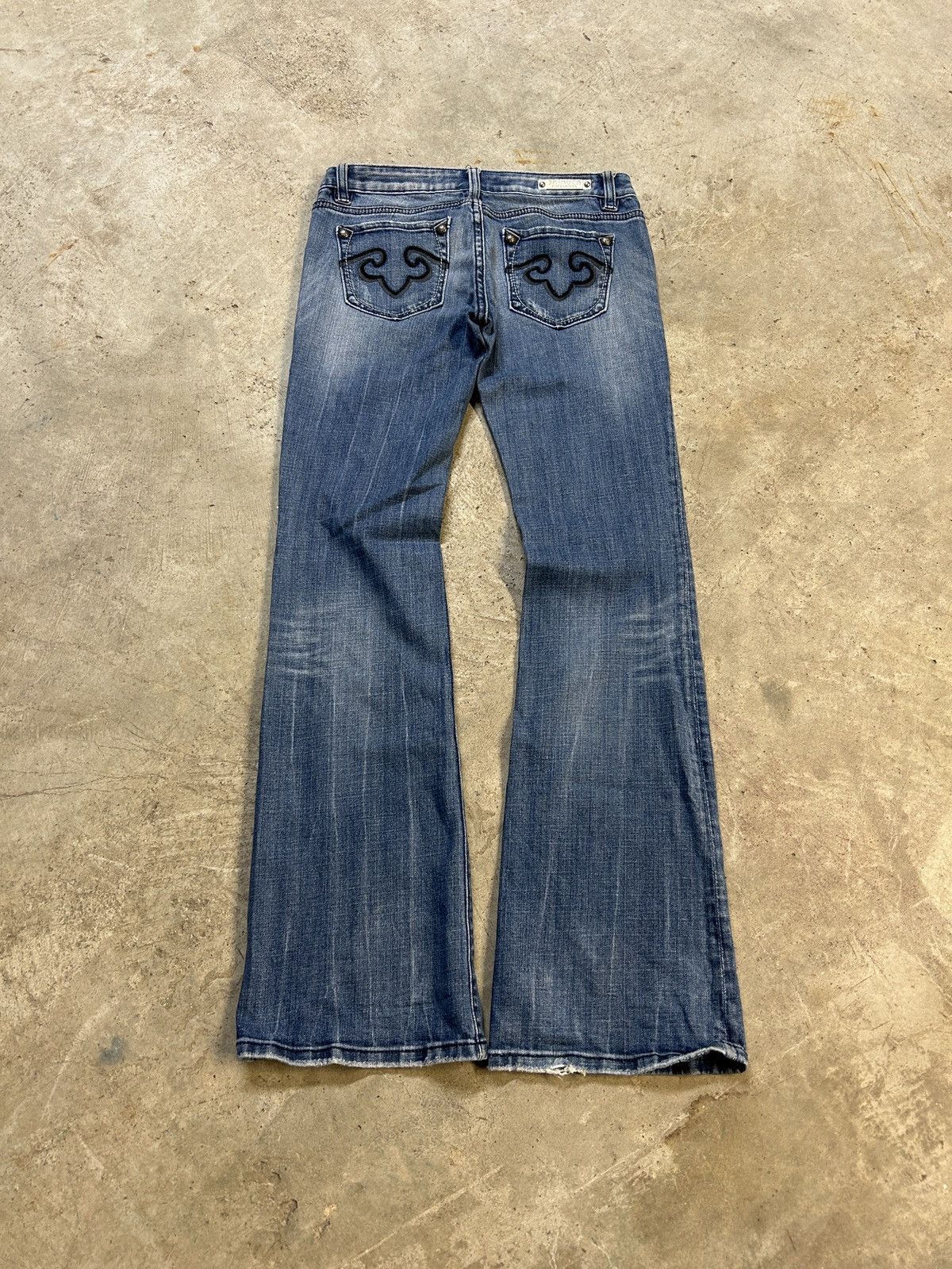 Y2k Bootcut Rerock top Jeans 30”