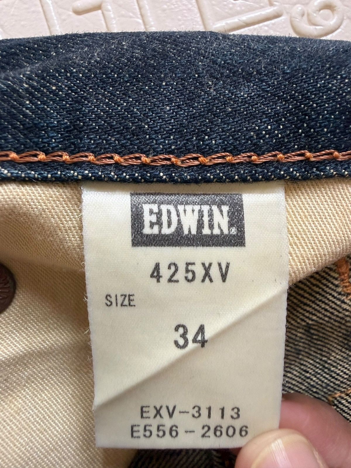 Edwin Exclusive Vintage Edwin XV Distress Baggy Jeans Size US 37 - 5 Thumbnail