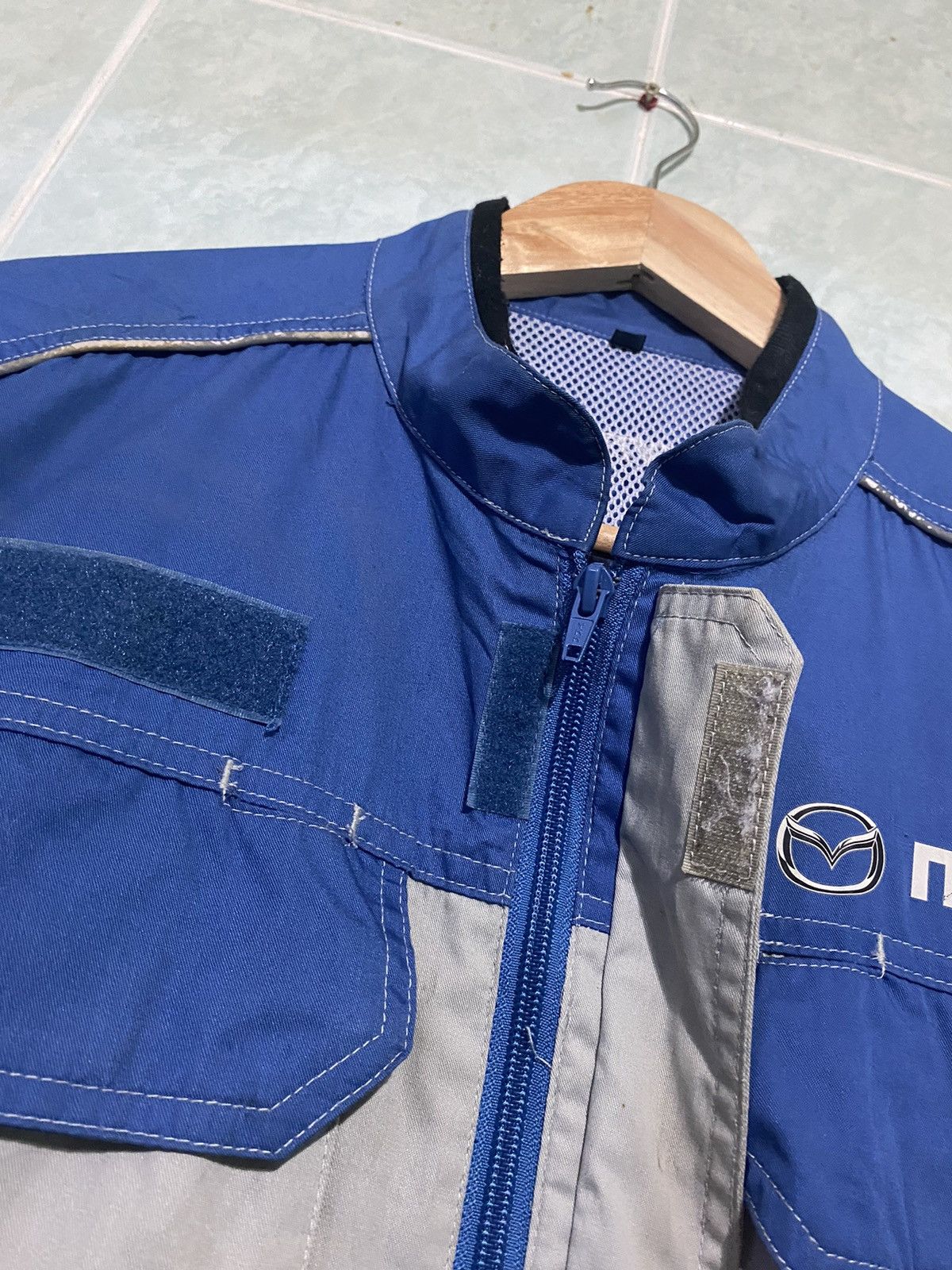 Gear for Sports × Vintage VINTAGE MAZDA WORKWEAR OVERALL RACING JACKET Size US L / EU 52-54 / 3 - 7 Thumbnail