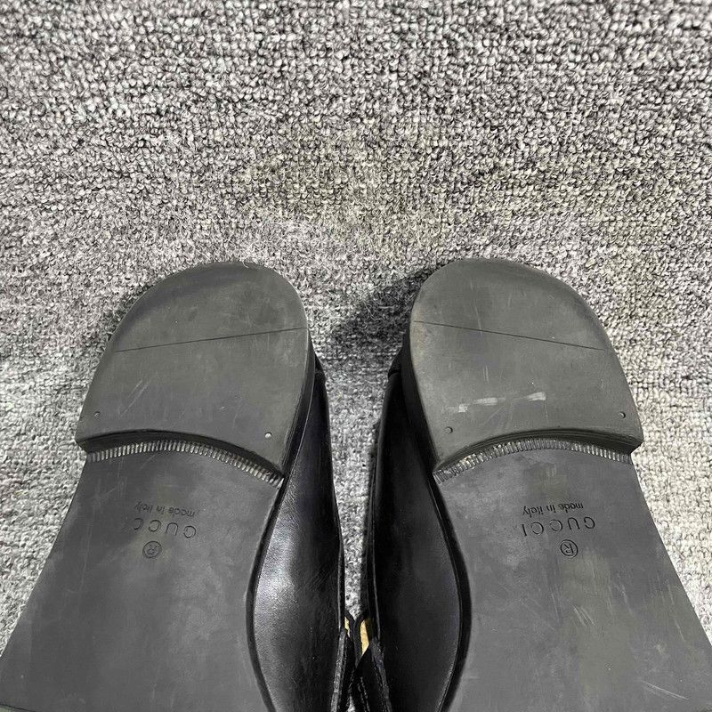 Gucci Gucci Leather Slip-On Loafers for Men -2508 Size US 10.5 / EU 43-44 - 9 Thumbnail