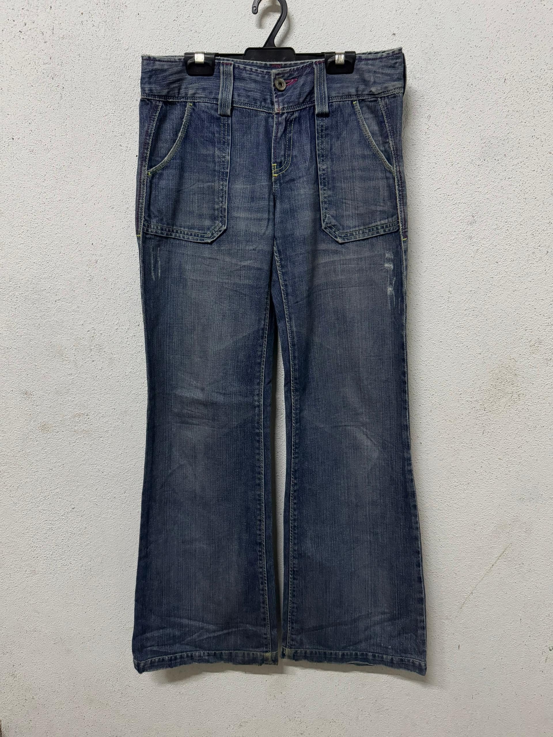 Diesel Sick🔥 Diesel jeans flared nice design Size 29" - 1 Thumbnail