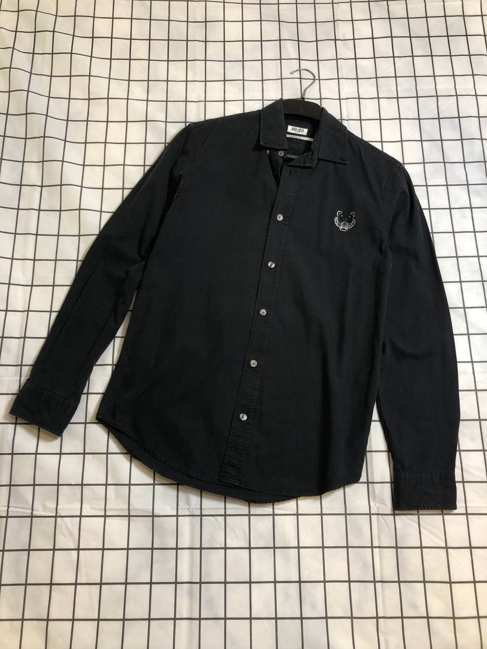 Kenzo Kenzo Paris Overshirt Size XS Black Logo Casual Fit Size US XS / EU 42 / 0 - 1 Thumbnail