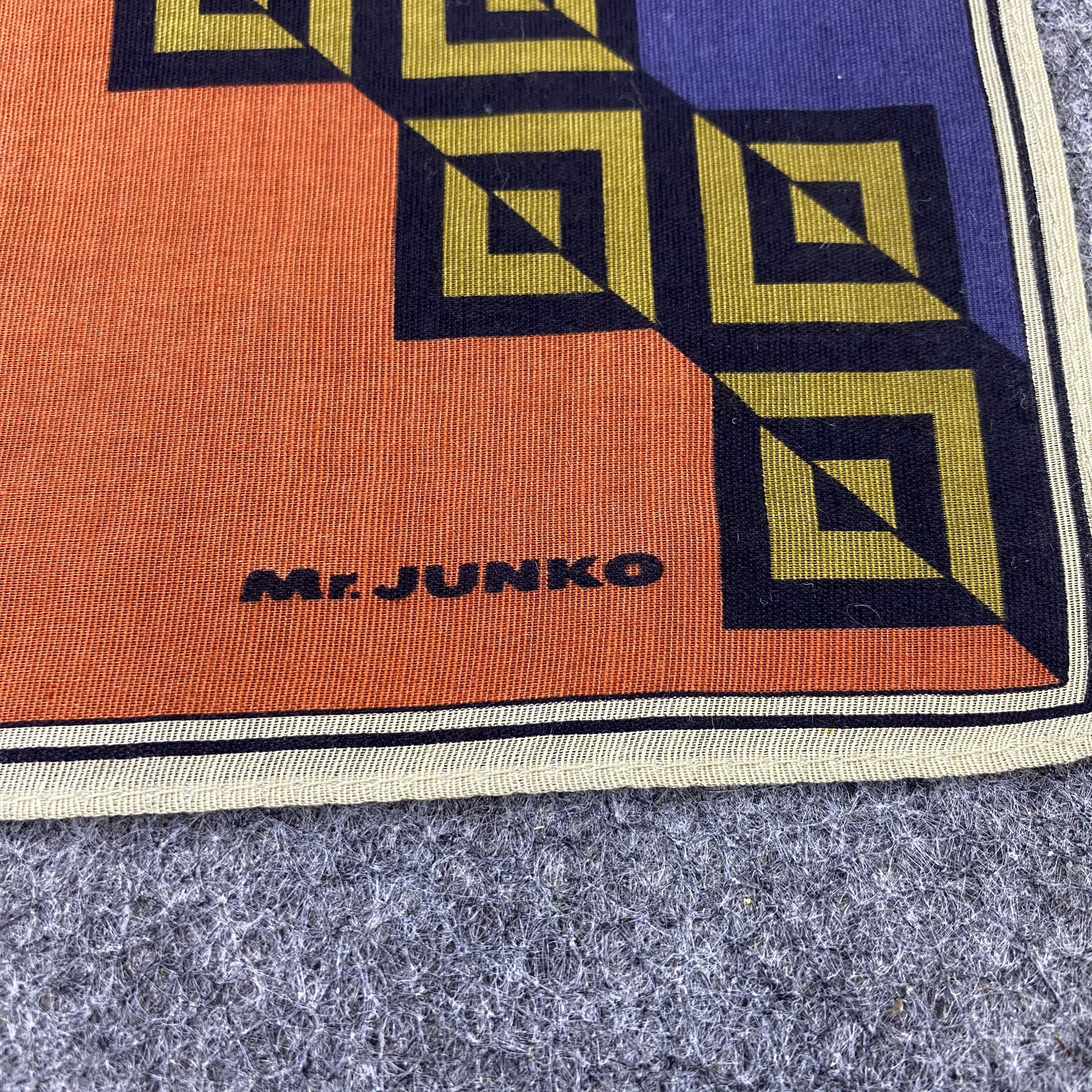 Japanese Brand Mr.Junko Handkerchief Neckerchief Bandana-B2023 Size ONE SIZE - 7 Thumbnail