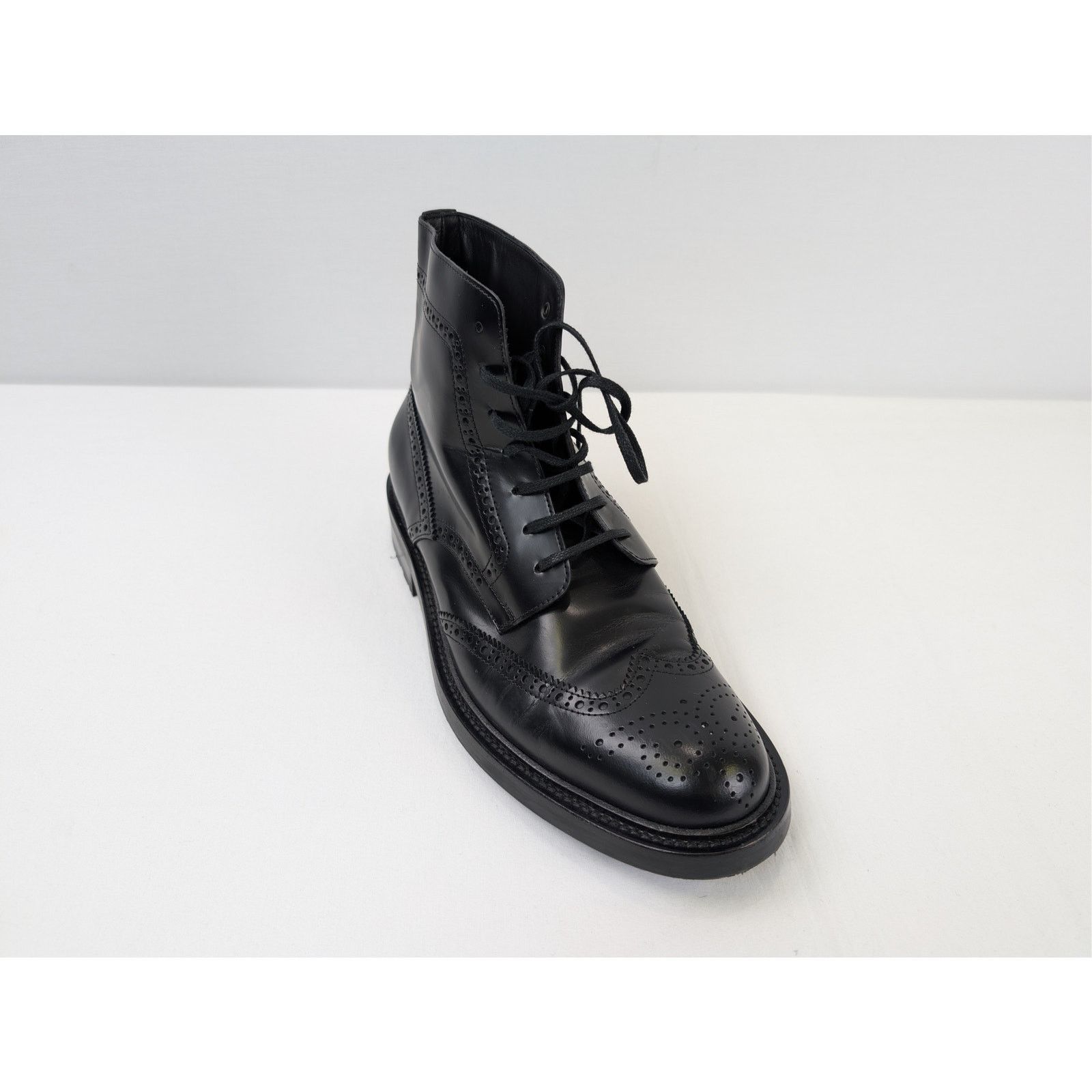 Saint Laurent Paris o1rshd1 CC20 Army 20 Lace-up Boots in black Size US 10 / EU 43 - 3 Thumbnail