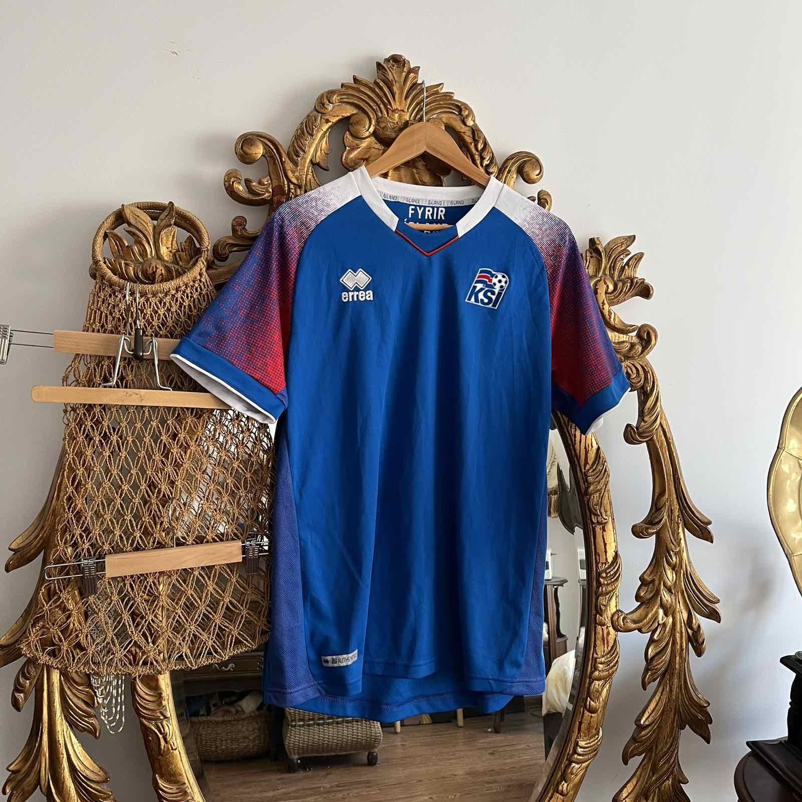 Errea Errea Iceland Home Football Shirt Jersey Mens Size XL Size US XL / EU 56 / 4 - 1 Thumbnail