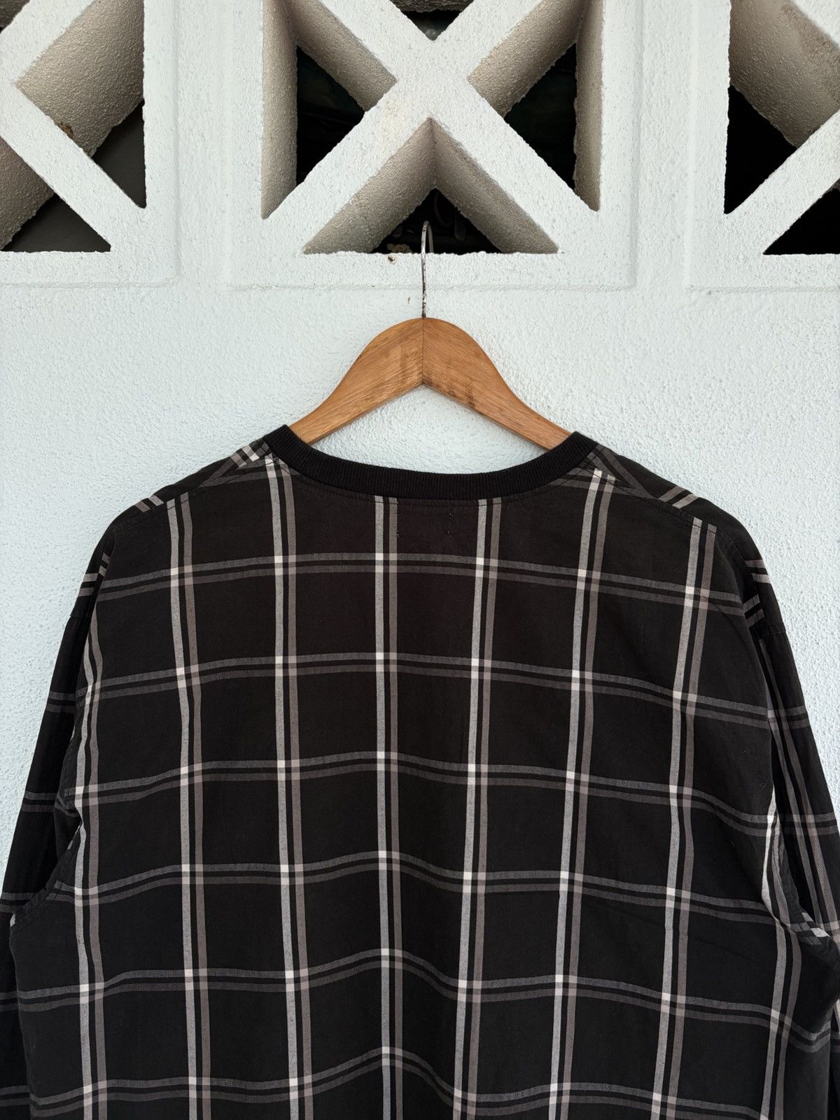 Beams Plus Beams Checkered Box Baggy Sweatshirts Trashed Distressed Size US L / EU 52-54 / 3 - 9 Thumbnail