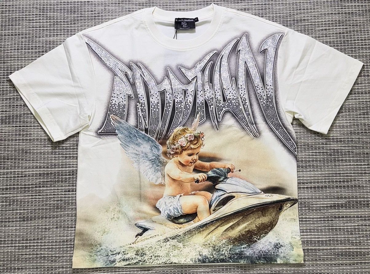 Other Mixed Emotion Jetski Rhinestone Tee | Grailed