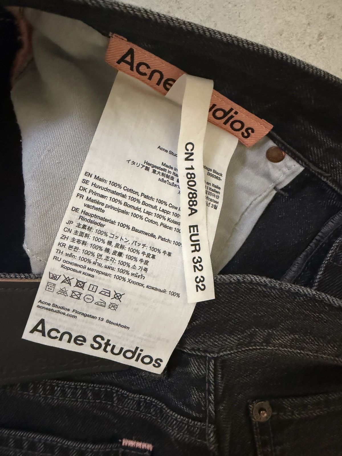 Acne Studios Acne Studios 2021m Vintage Black Size US 32 / EU 48 - 2 Thumbnail